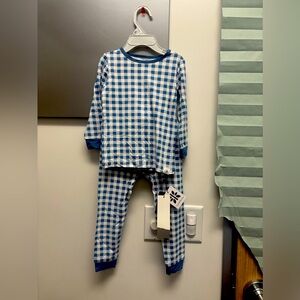 NWT sweet Bamboo pajama set in blue size 2T